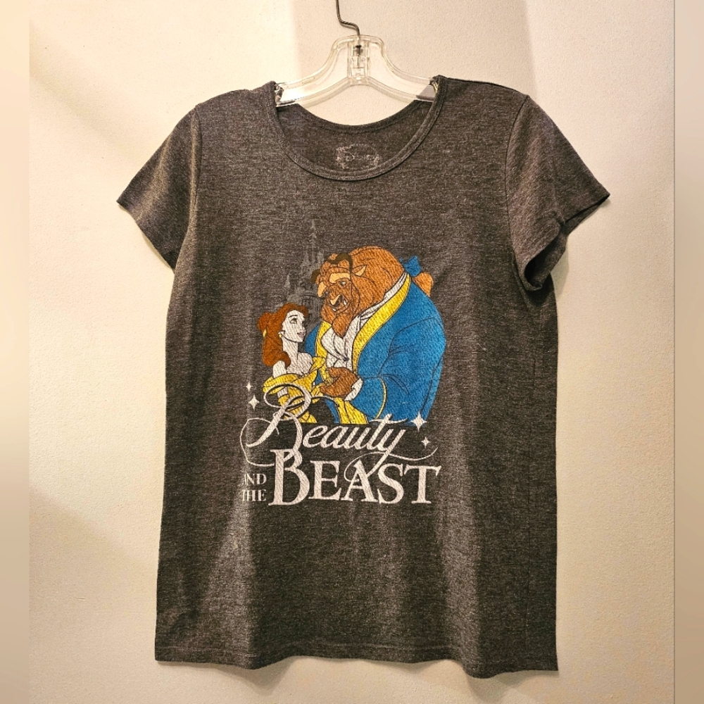 Vintage Disney Beauty And The Beast Graphic T-shirt | Size Small